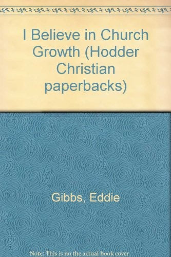 I Believe in Church Growth