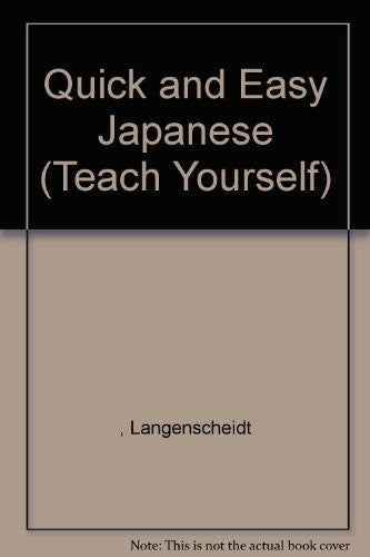Quick and Easy Japanese