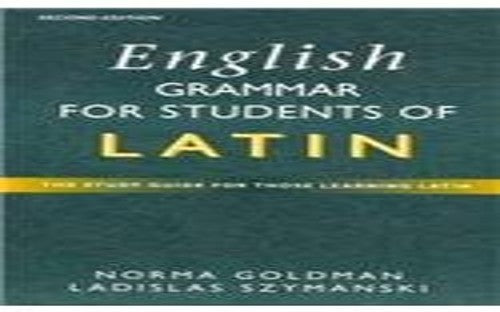 English Grammar for Students of Latin