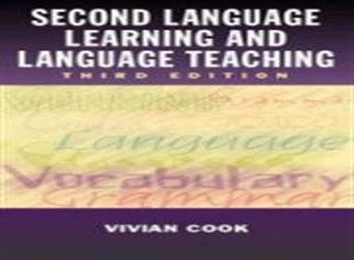 Second Language Learning and Language Teaching, 3Ed