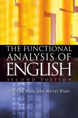 The Functional Analysis of English