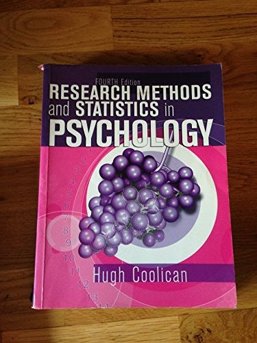 Research Methods & Statistics in Psychology 4th Edition