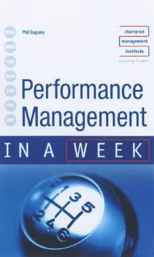Performance Management in a Week
