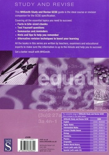 Wh Smith Study & Revise GCSE Higher Maths