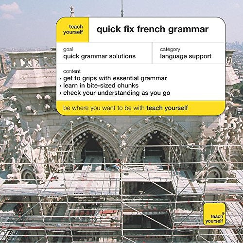 Quick Fix French Grammar