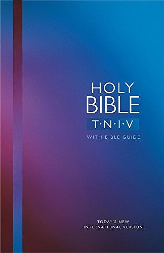 TNIV Popular with Bible Guide, Blue Hardback