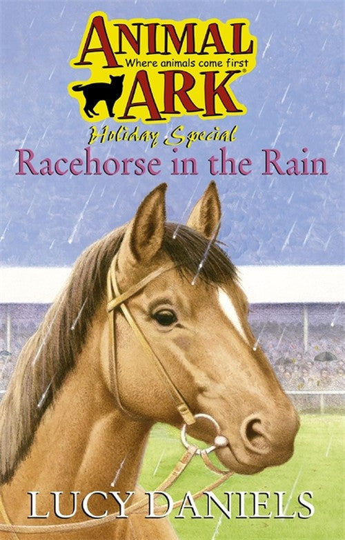 Racehorse in the Rain