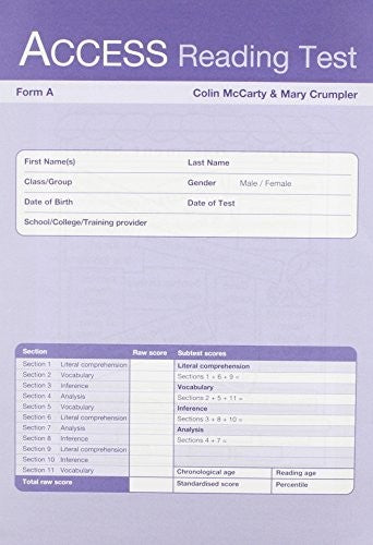 Access Reading Test (ART): Form A