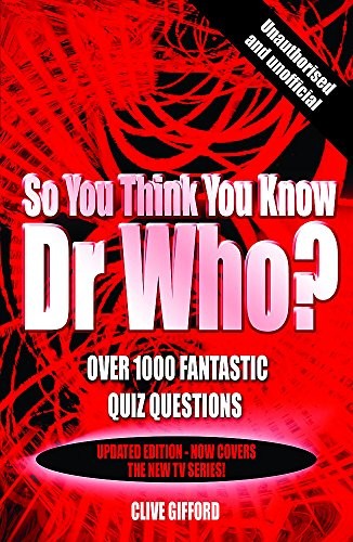 So You Think You Know Dr Who