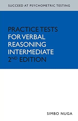Succeed at Psychometric Testing: Practice Tests for Verbal Reasoning  Intermediate 2nd Edition