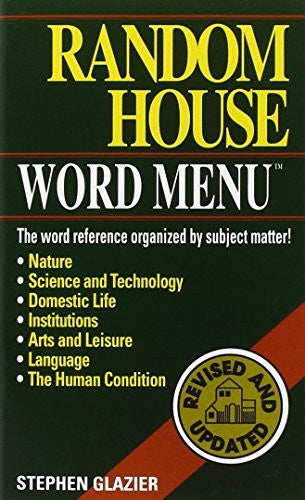 Random House Word Menu