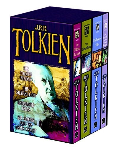 Tolkien Fantasy Tales Box Set (The Tolkien Reader, The Silmarillion, Unfinished Tales, Sir Gawain and the Green Knight)