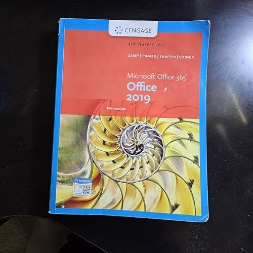 New Perspectives MicrosoftÂ®Office 365 & Office 2019 Intermediate