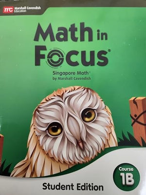 Student Edition Volume B Course 1 2020