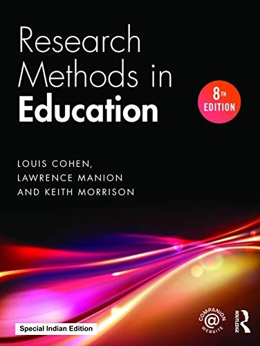 Research Methods In Education 8Th Edition.