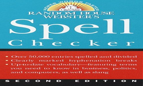 Random House Webster's Spell Checker