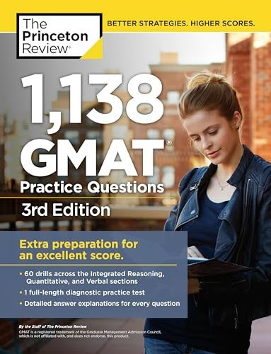 1,138 GMAT Practice Questions, 3rd Edition