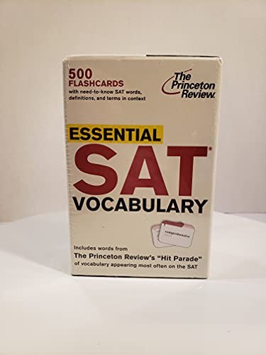Essential SAT Vocabulary (Flashcards)
