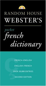 Random House Webster's Pocket French Dictionary 