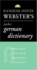 Random House Webster's Pocket German Dictionary 