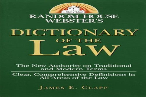 Webster's Legal Dictionary