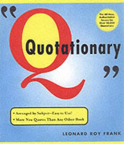 Random House Webster's Quotationary
