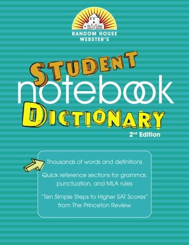 Random House Webster's Student Notebook Dictionary