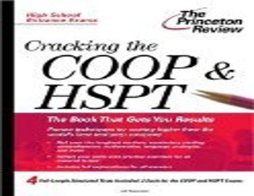 Princeton Review Cracking the COOP/HSPT