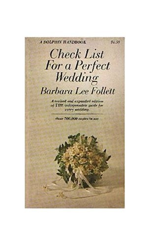 Check List for a Perfect Wedding
