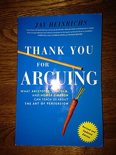 Thank You for Arguing