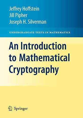 An Introduction to Mathematical Cryptography