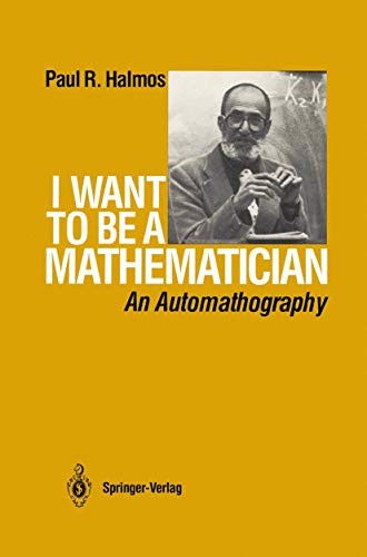 I Want to be a Mathematician
