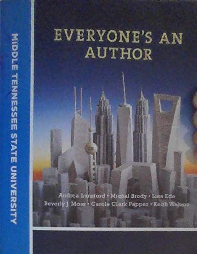 Everyones an Author  Middle Tennessee State University Edition
