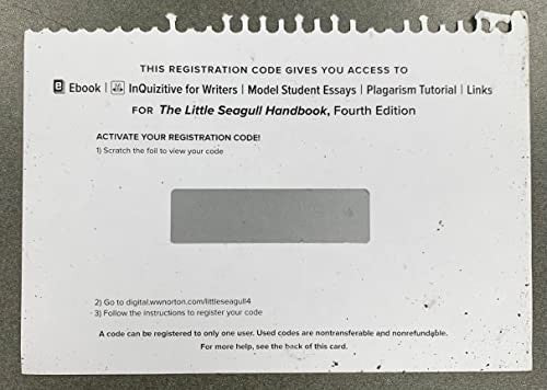 Inquisitive Access Code for Writers for the Little Seagull Handbook 4th Edition