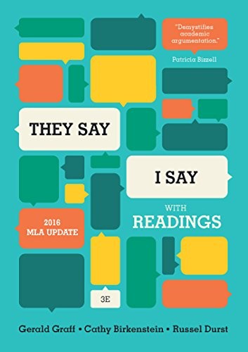 "they Say / I Say"