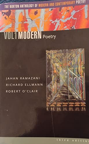 The Norton Anthology of Modern and Contemporary Poetry