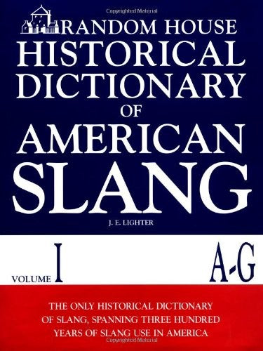 Rh Historical Dict American Slang