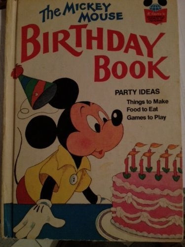 M Mouse Birthday Book
