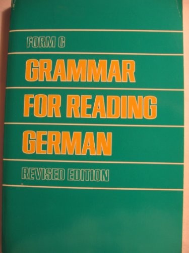 Grammar for Reading German