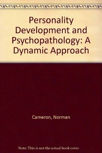 Personality Development and Psychopathology
