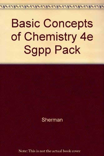 Basic Concepts of Chemistry 4e Sgpp Pack