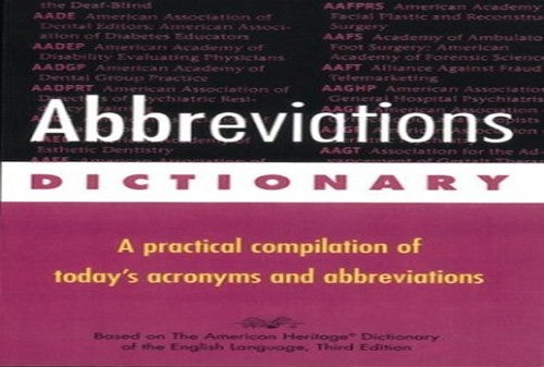 Abbreviations Dictionary