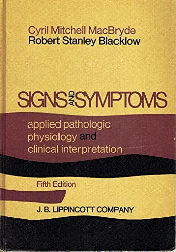 Signs and Symptoms