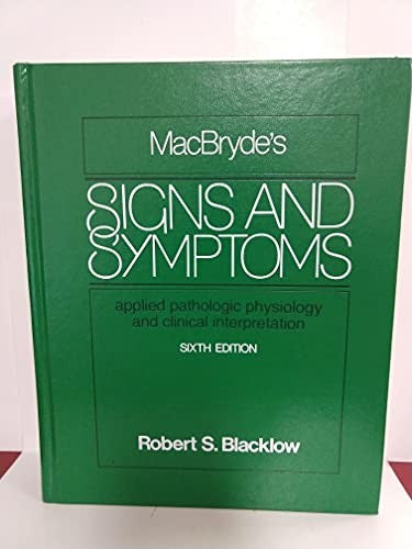 Signs and Symptoms