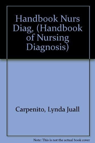 Handbook Nurs Diag,