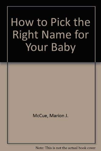 How to Pick the Right Name