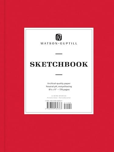 Large Sketchbook (Ruby Red)