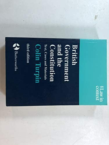 The British Government and the Constitution