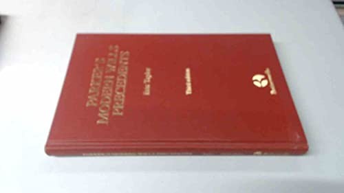 Parker's Modern Wills Precedents