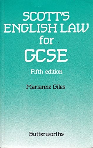 English Law for General Certificate of Secondary Education